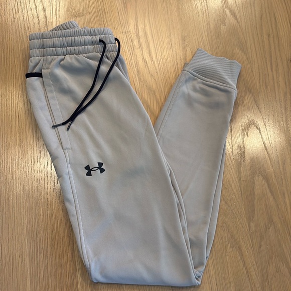 Other - UA Under Armour sweat pants tan with black trim.
